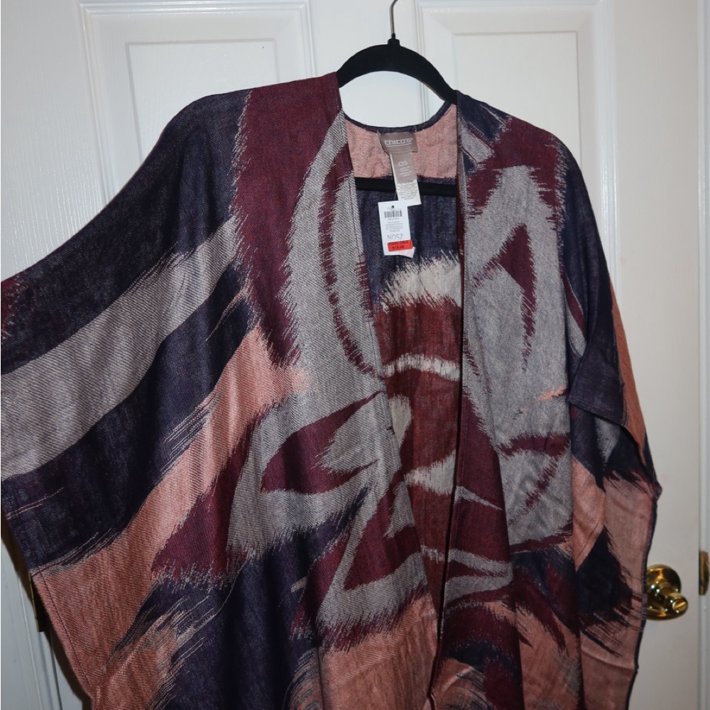 Chico's Elegant Multicolor Cape